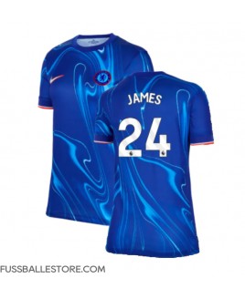 Günstige Chelsea Reece James #24 Heimtrikot Damen 2024-25 Kurzarm